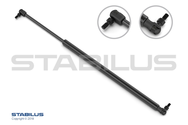 Gas Spring, backrest adjustment