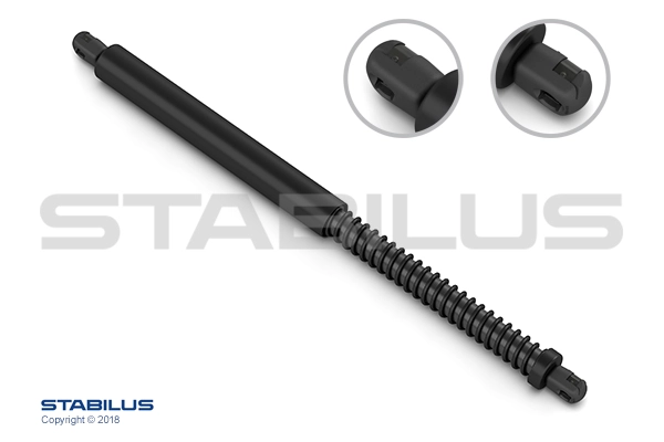 Gas Spring, rear window