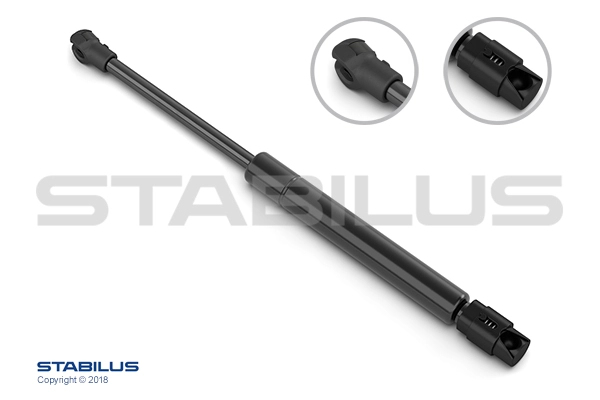 Gas Spring, tray (boot/cargo bay)