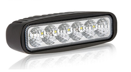LED Work/Rear lamp 1440LM, 18W 150x45x52mm R23 - approved