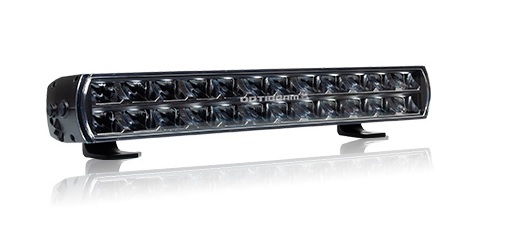 LED headlight 25000Lm, 525x68x80mm 6000K IP68, R112, R10, position set light amber or white