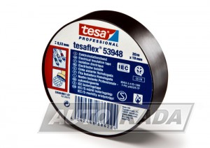 Isolations tape PVH 10m x 19mm BLACK (melna)