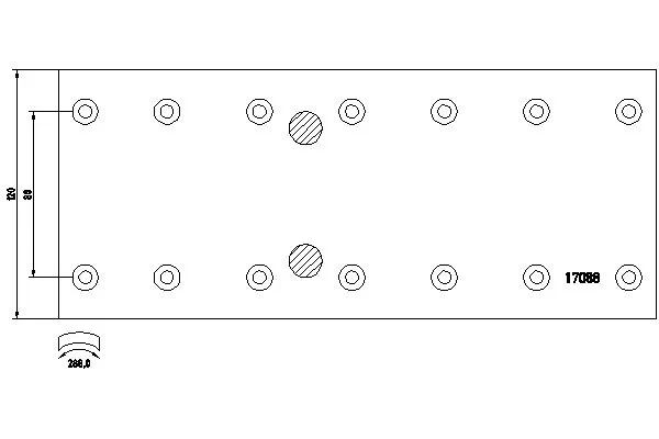 Brake Lining Kit, drum brake