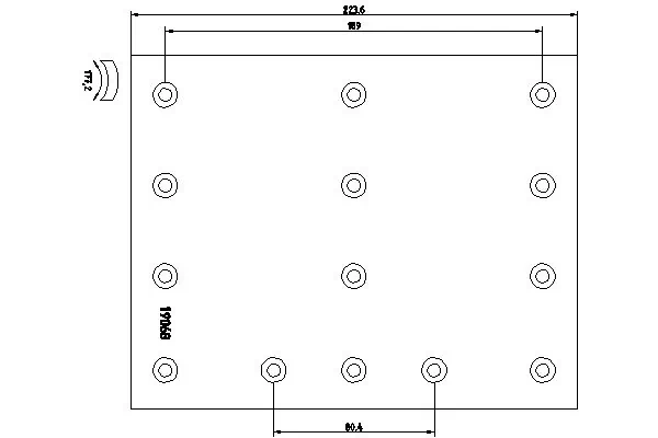 Brake Lining Kit, drum brake
