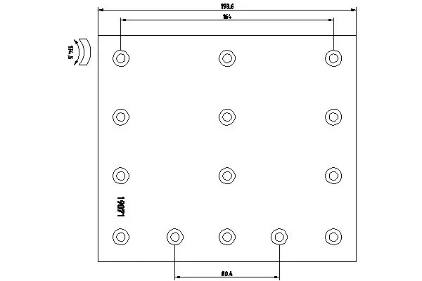 Brake Lining Kit, drum brake