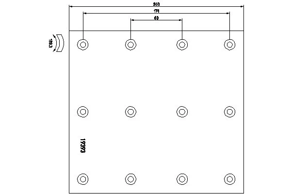 Brake Lining Kit, drum brake