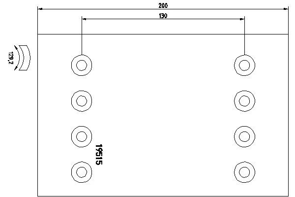 Brake Lining Kit, drum brake