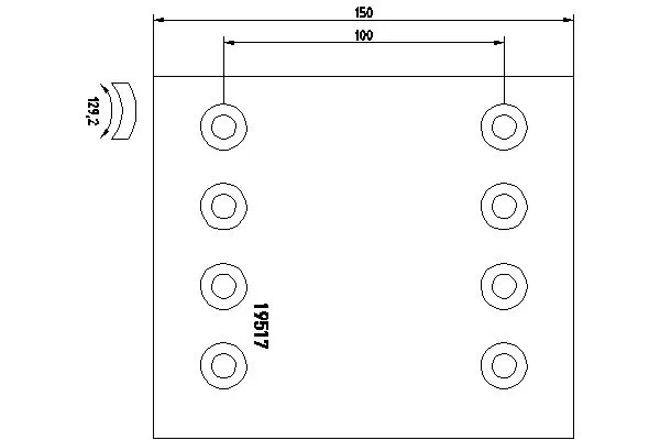 Brake Lining Kit, drum brake