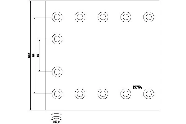 Brake Lining Kit, drum brake