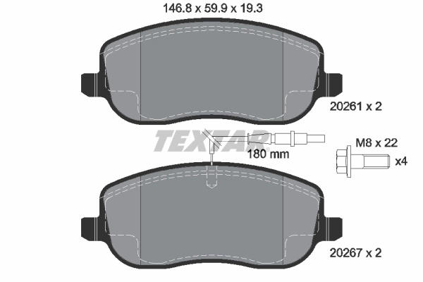 Brake Pad Set, disc brake
