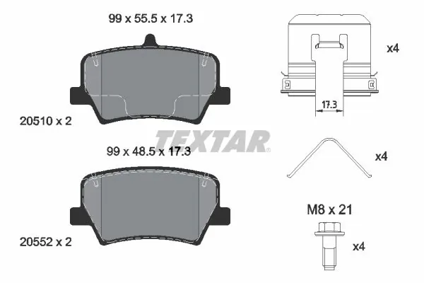 Brake Pad Set, disc brake