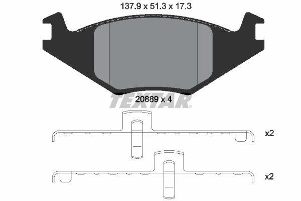 Brake Pad Set, disc brake
