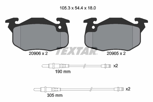 Brake Pad Set, disc brake