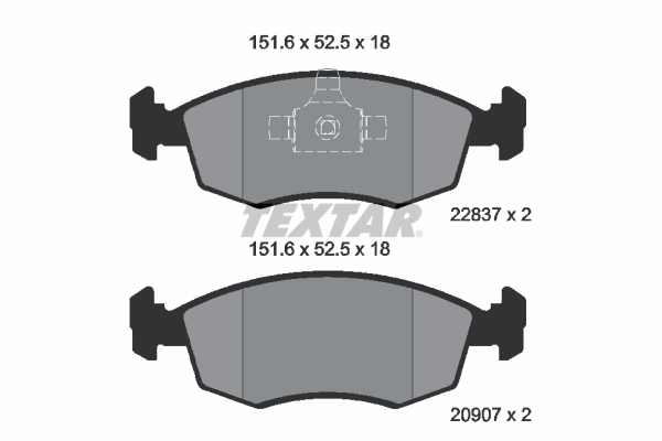 Brake Pad Set, disc brake