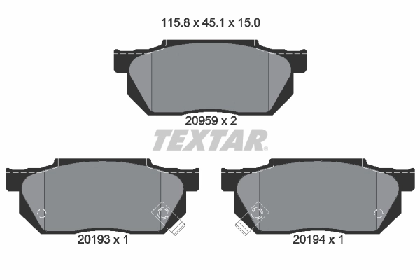 Brake Pad Set, disc brake