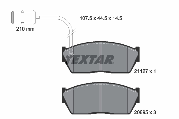 Brake Pad Set, disc brake