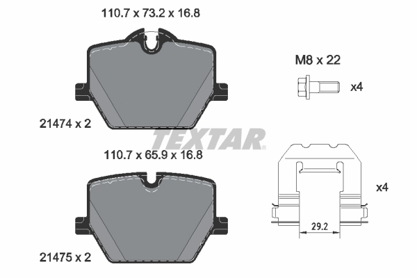 Brake Pad Set, disc brake