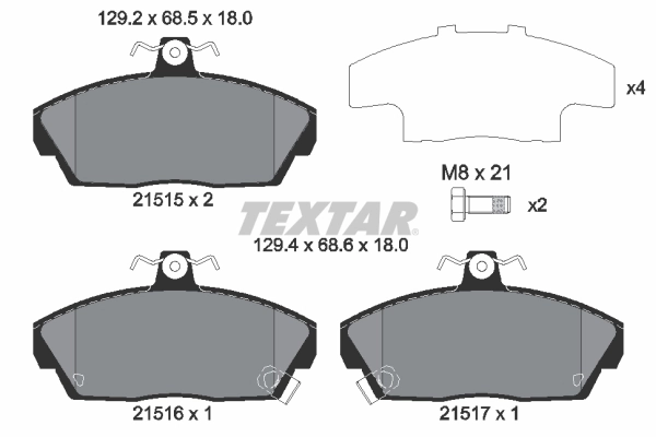 Brake Pad Set, disc brake