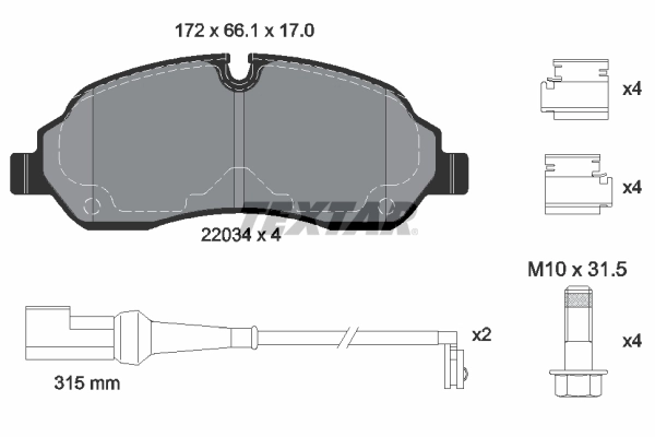 Brake Pad Set, disc brake