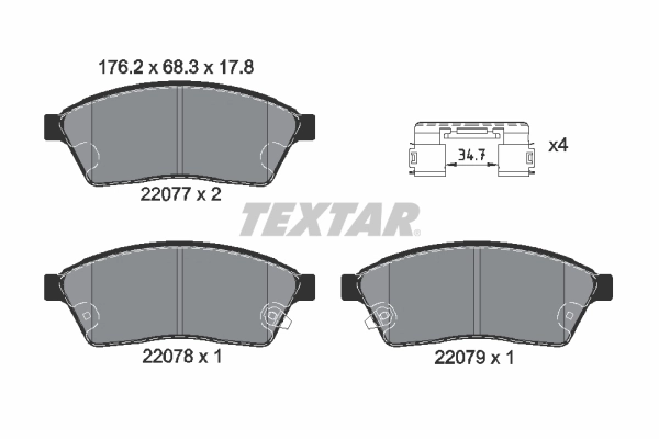 Brake Pad Set, disc brake