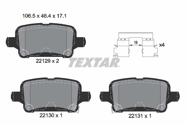 Brake Pad Set, disc brake