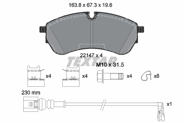 Brake Pad Set, disc brake