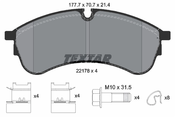 Brake Pad Set, disc brake
