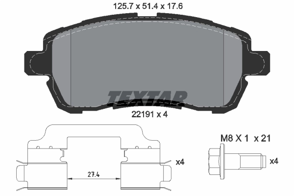 Brake Pad Set, disc brake