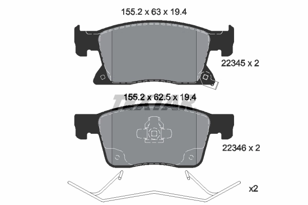 Brake Pad Set, disc brake