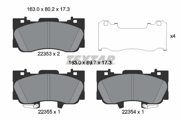 Brake Pad Set, disc brake