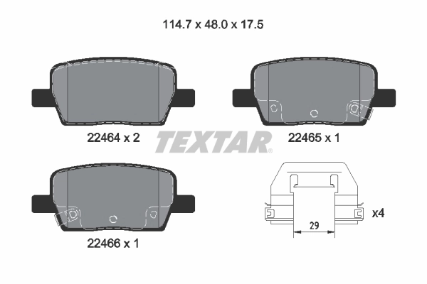 Brake Pad Set, disc brake