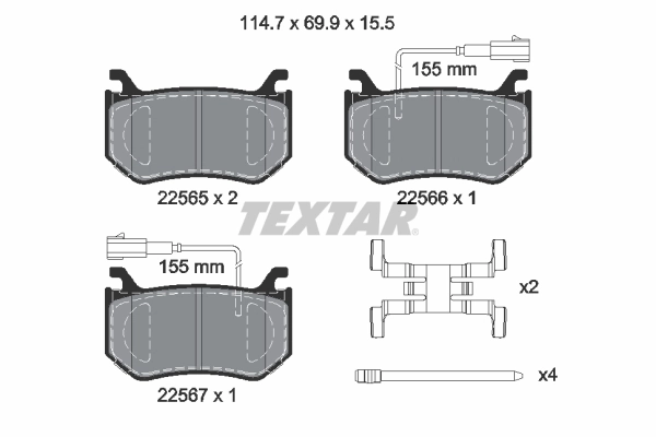 Brake Pad Set, disc brake