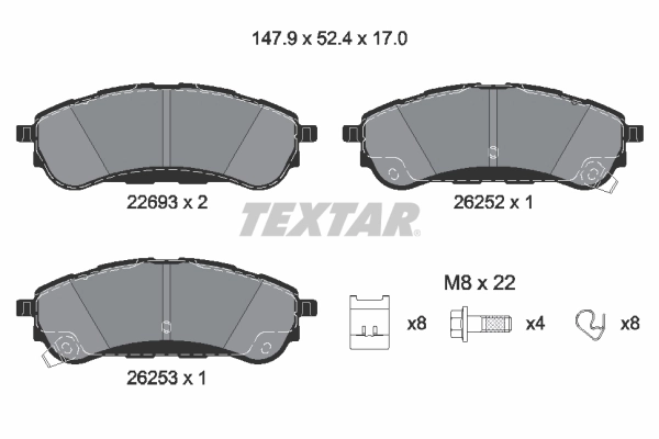 Brake Pad Set, disc brake
