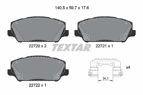 Brake Pad Set, disc brake