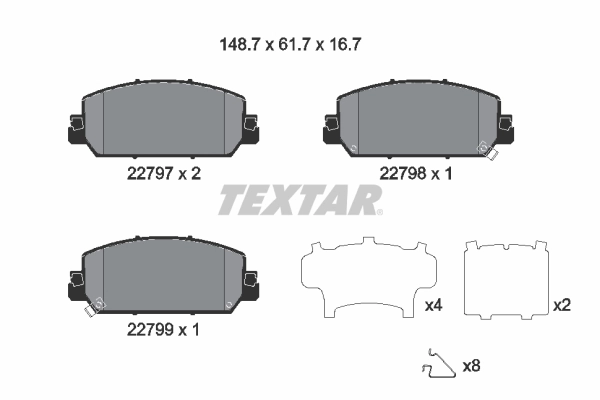 Brake Pad Set, disc brake