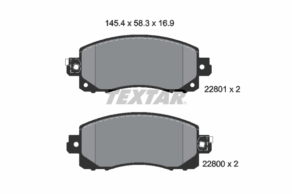 Brake Pad Set, disc brake