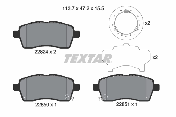 Brake Pad Set, disc brake