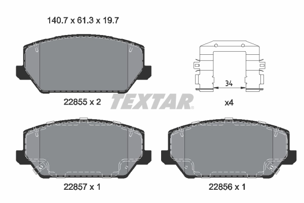 Brake Pad Set, disc brake