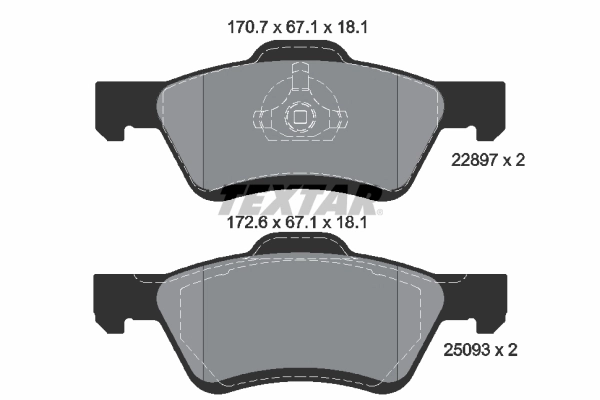 Brake Pad Set, disc brake