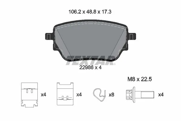 Brake Pad Set, disc brake