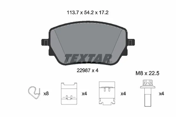 Brake Pad Set, disc brake
