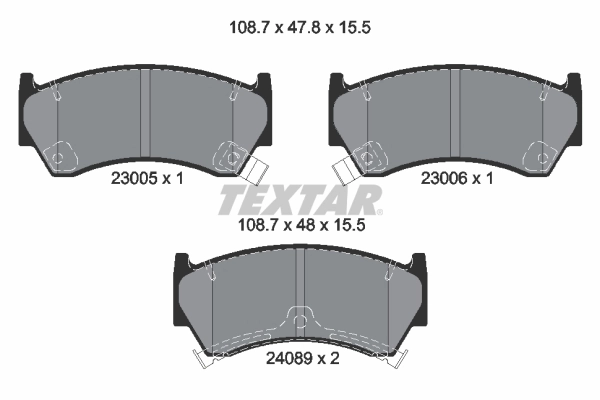 Brake Pad Set, disc brake