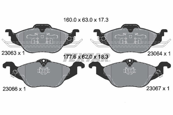 Brake Pad Set, disc brake
