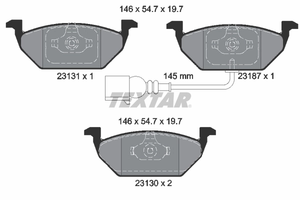 Brake Pad Set, disc brake