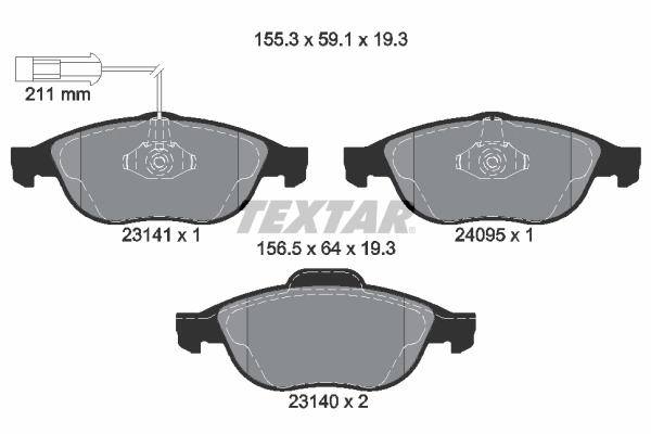 Brake Pad Set, disc brake