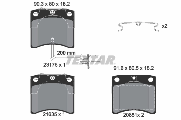 Brake Pad Set, disc brake