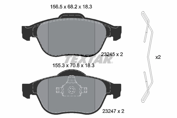 Brake Pad Set, disc brake