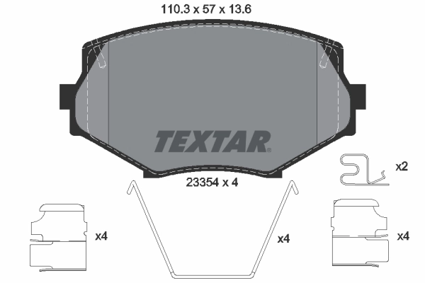 Brake Pad Set, disc brake