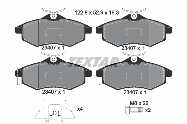 Brake Pad Set, disc brake