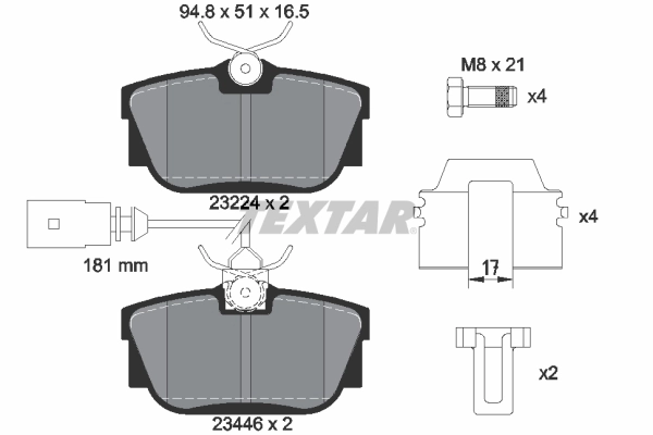 Brake Pad Set, disc brake